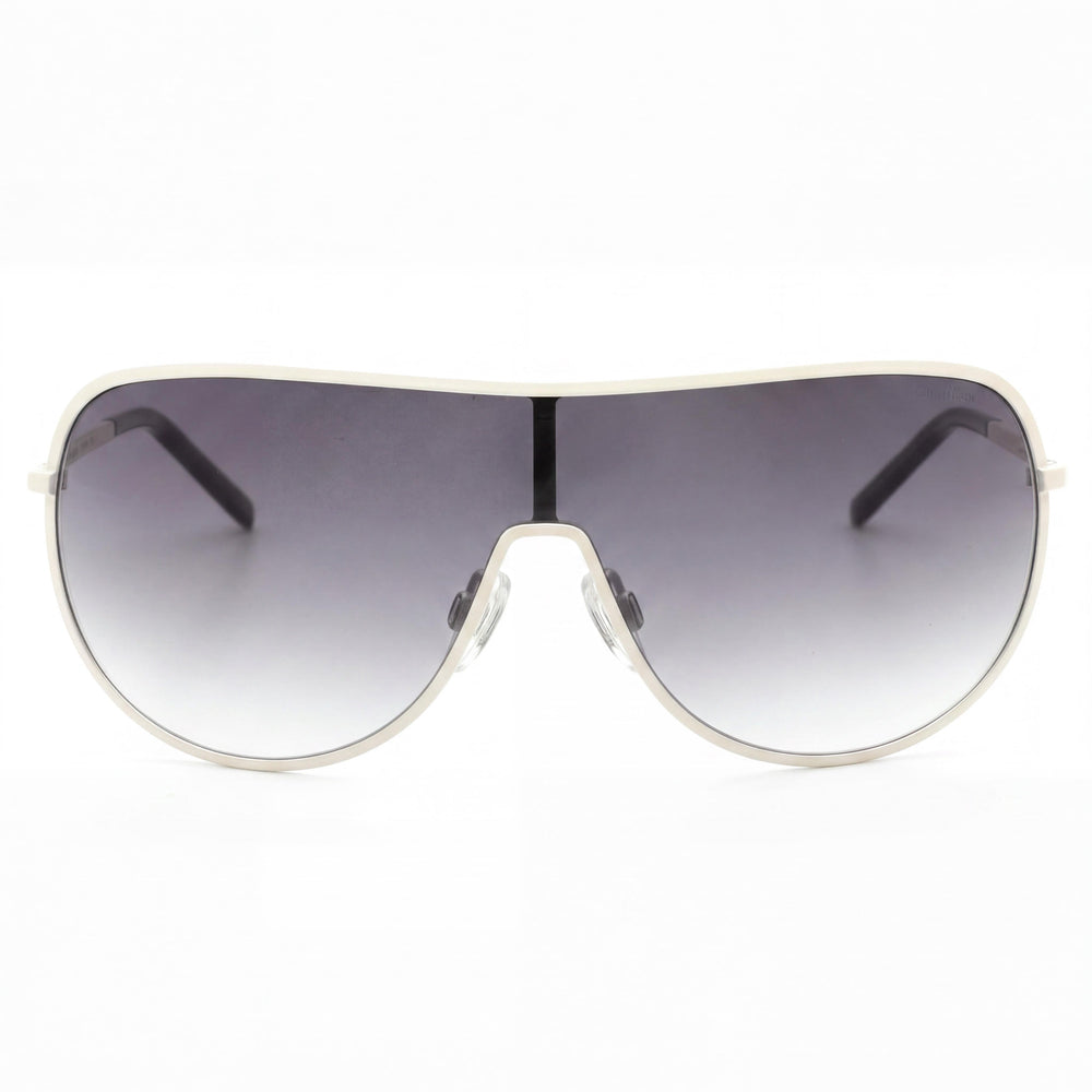 Calvin Klein CKR120S Shield Sunglasses for Men — front view, Metal frame