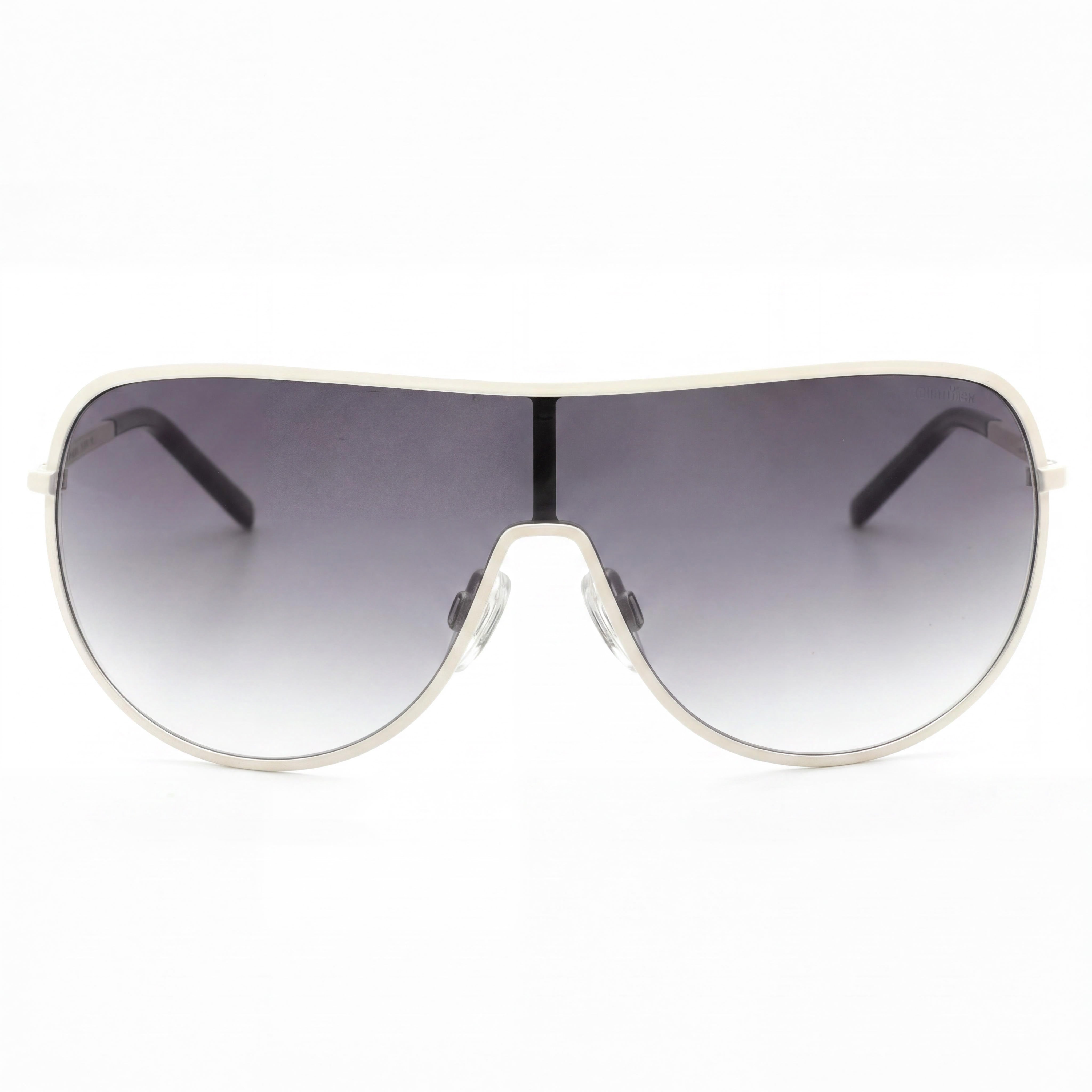 Calvin Klein CKR120S White Shield Gradient Sunglasses for Men, 66mm, Photo 2