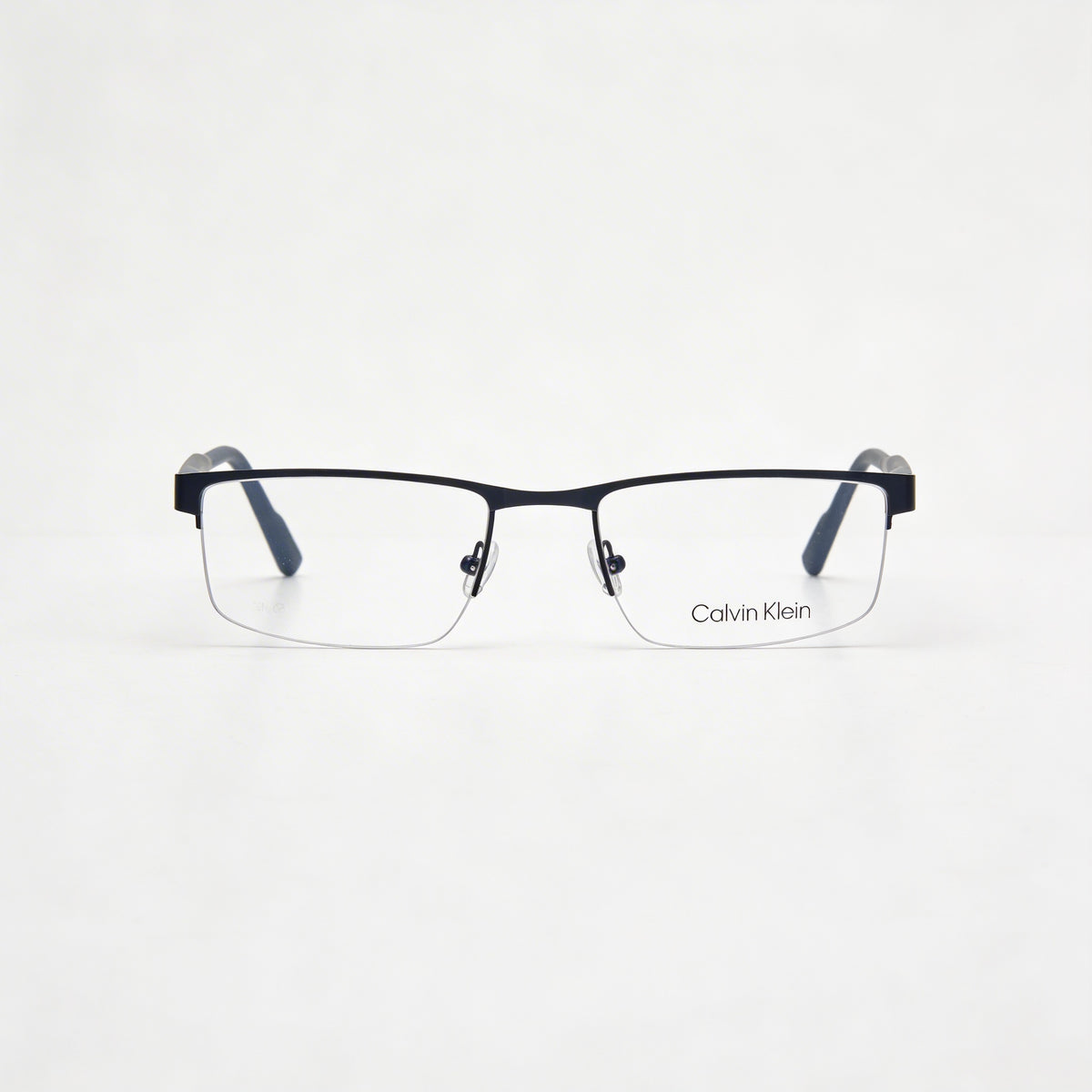 Calvin Klein Classic Dark Blue Rectangle Eyeglasses Unisex, Photo 2