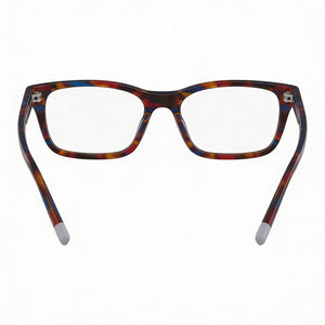 Calvin Klein Classic Rectangle Eyeglasses for Women — front view, Plastic