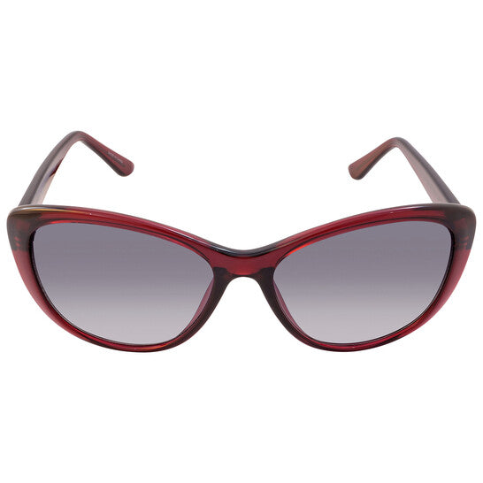 Gafas de sol Calvin Klein Cat-Eye grises con degradado para mujer (CK19560S 605)