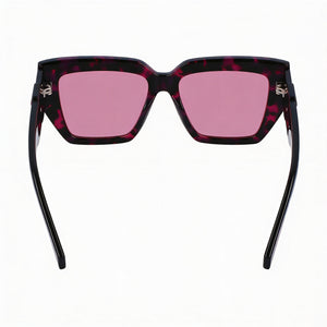 Calvin Klein Shield Sunglasses for Women — interior view, Non-Polarized lens detail