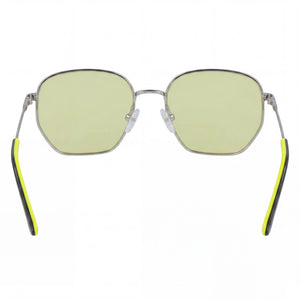 Calvin Klein standard Round Sunglasses for Women — interior view, Non-Polarized lens detail