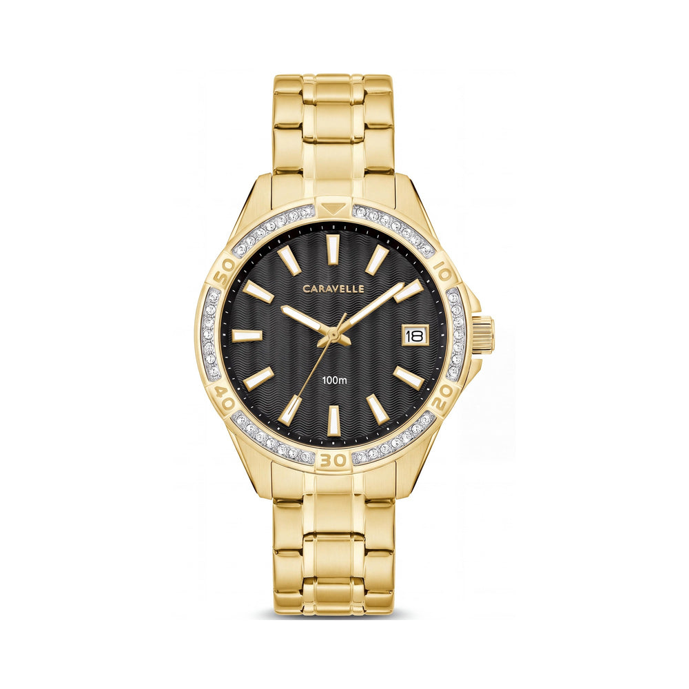 Caravelle 44M116 Gold Stainless Steel Women's Watch, 40mm