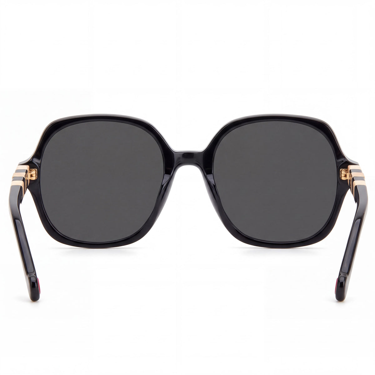 Carolina Herrera 0106/S Black Square Sunglasses for Women, 55mm, Photo 4