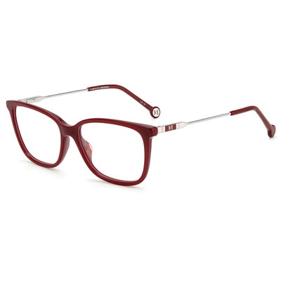 Carolina Herrera 106107LHF5415 Red Rectangle Eyeglasses for Women, Acetate with metal temples frame
