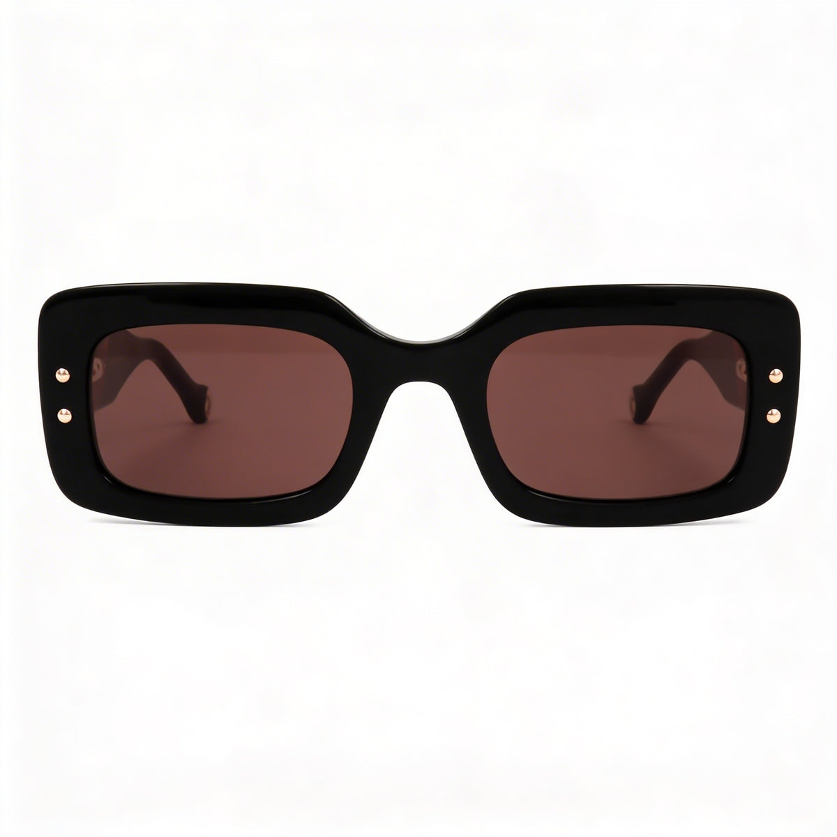 Gafas de sol Carolina Herrera de temporada para mujer, montura de plástico negro y burdeos, con protección UV, ancho de lente 50 mm, Photo 2