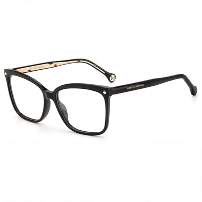 Carolina Herrera Black Square Eyeglasses for Women, Acetate frame
