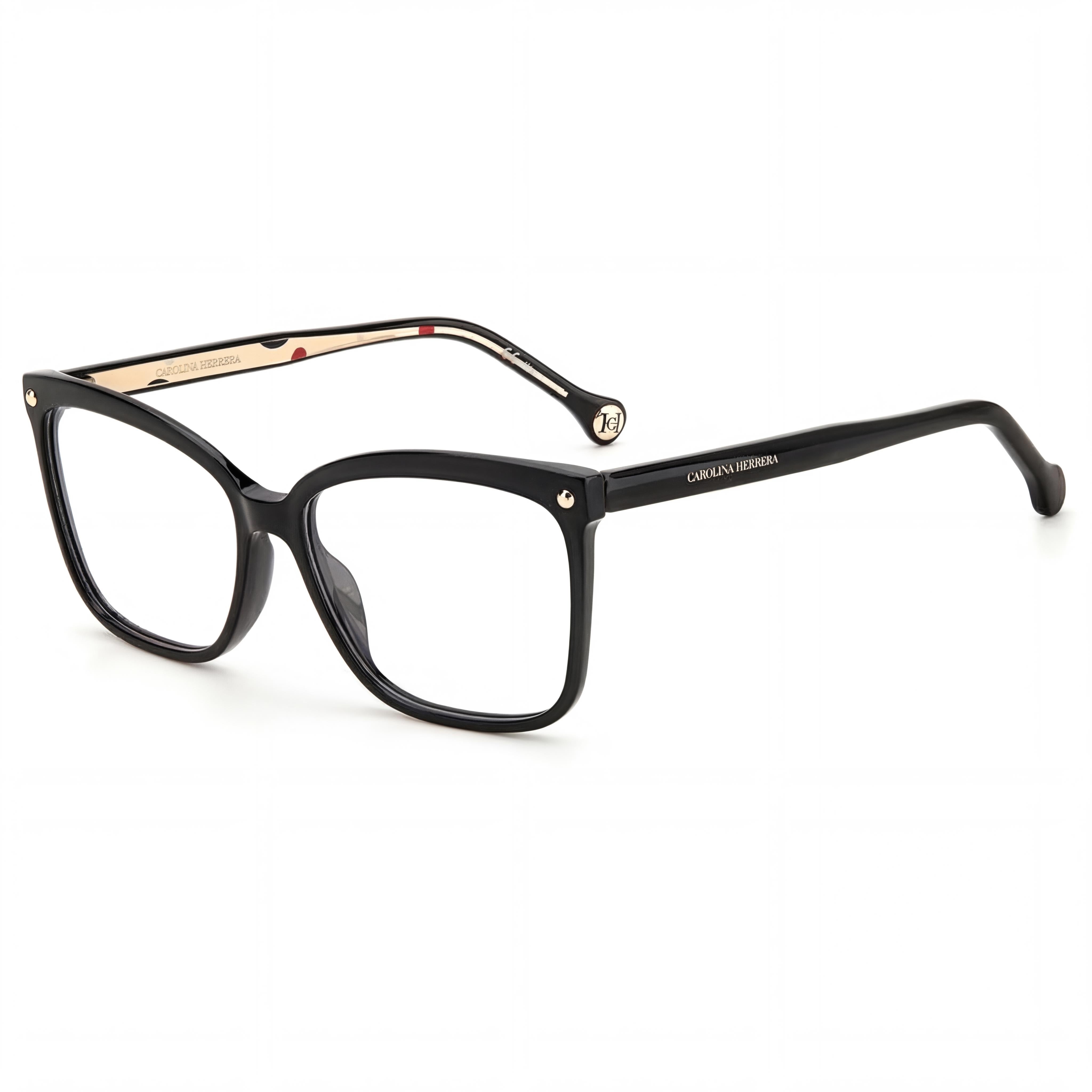 Gafas Cuadradas Negras de Acetato Carolina Herrera para Mujer, Photo 1