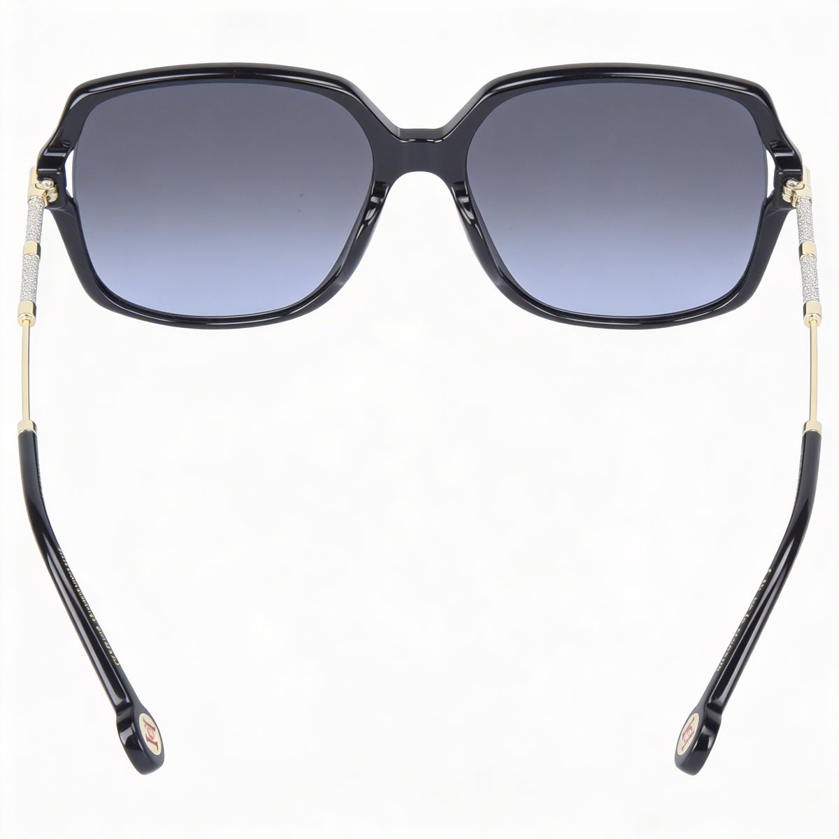 Gafas de sol cuadradas negras casuales para mujer Carolina Herrera, 58 mm, Photo 3
