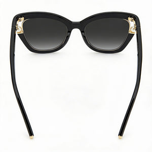 Carolina Herrera Ch 0002/S Cat Eye Sunglasses for Women — interior view, Non-Polarized lens detail