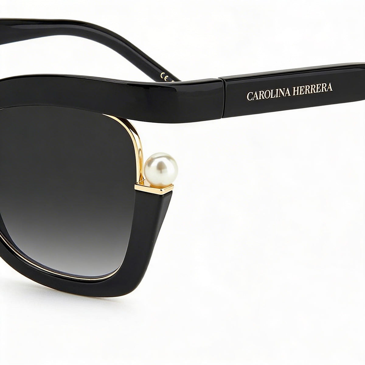Gafas de sol Carolina Herrera Ch 0002/S ojo de gato negras para mujer, 53 mm, Photo 3