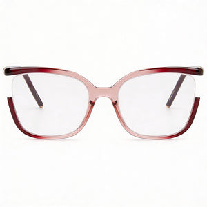 Carolina Herrera CH/0004 Square Eyeglasses for Women — front view, Propionate