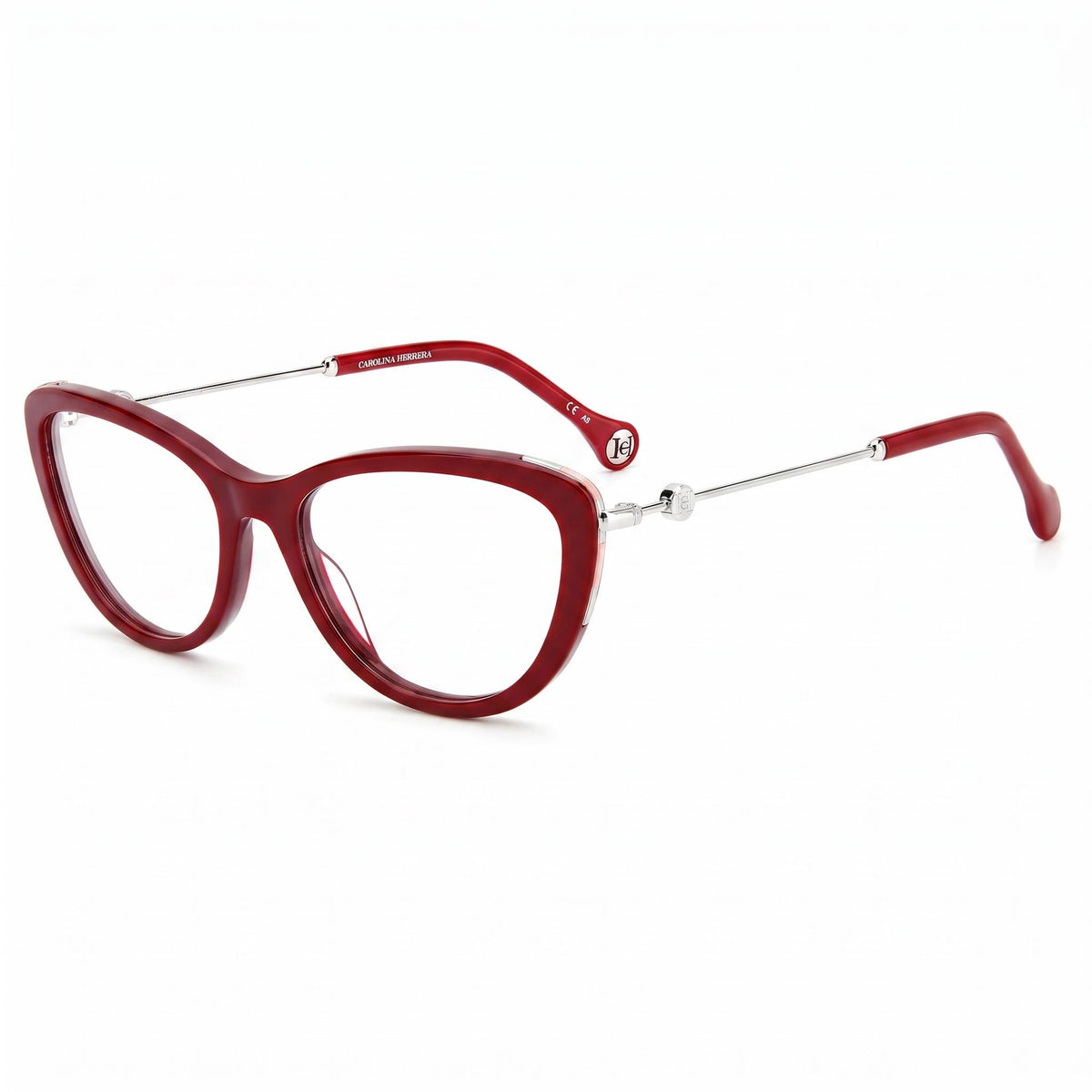 Carolina Herrera Ch 0021 Burgundy Cat Eye Eyeglasses for Women, 54mm, Photo 1