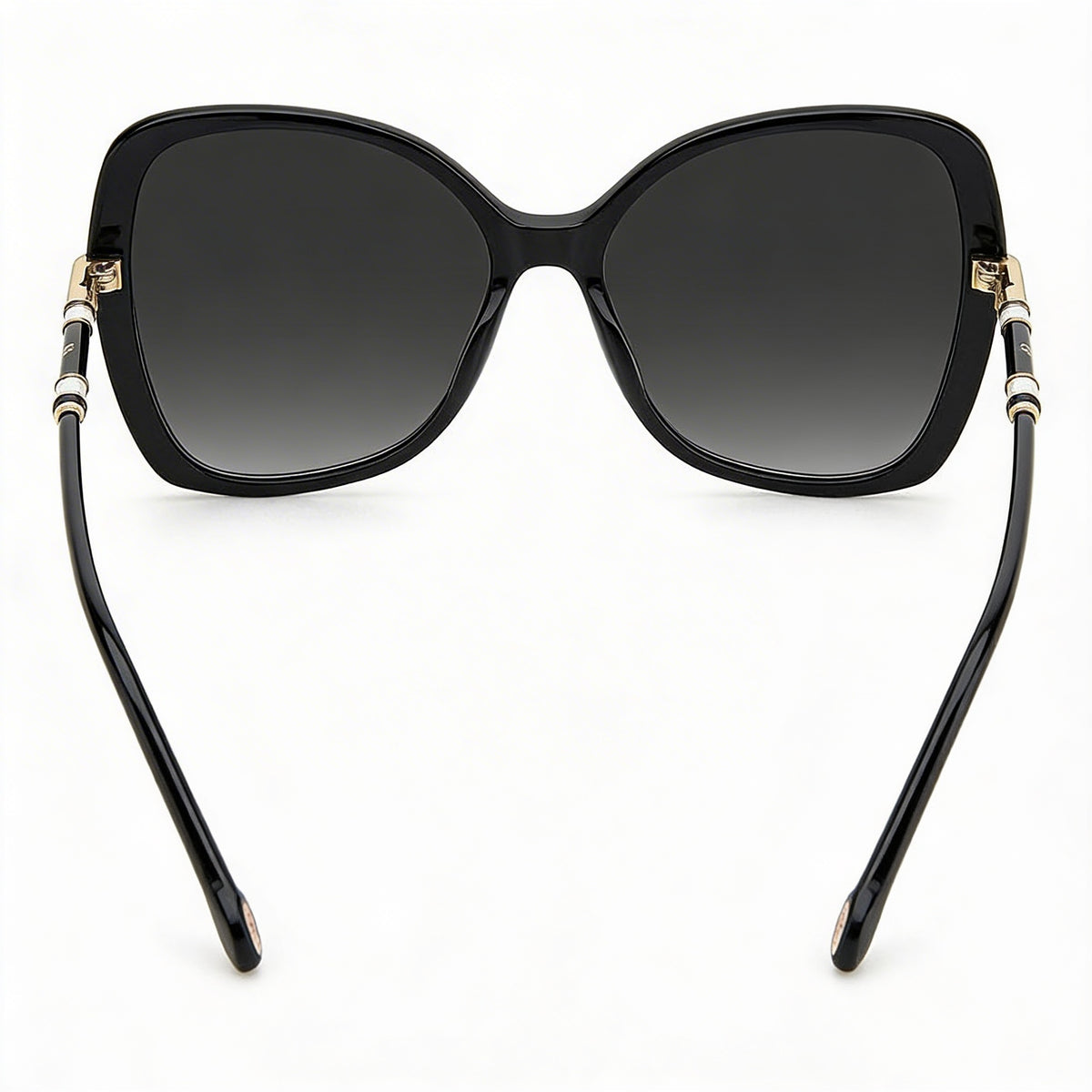 Carolina Herrera Ch 0025/S Black Rectangle Sunglasses for Women, 58mm, Photo 4