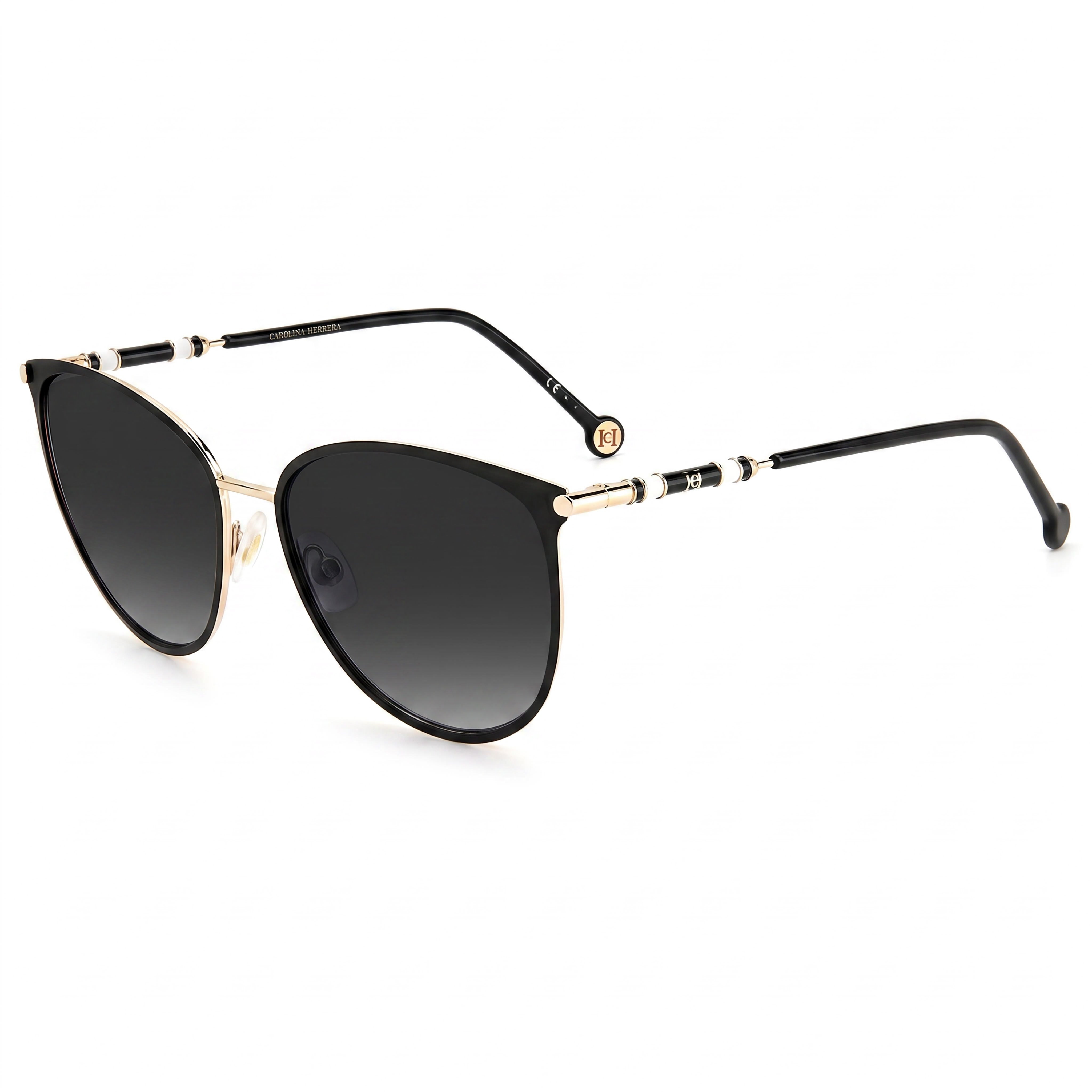 Gafas de sol Carolina Herrera CH 0029/S doradas y negras para mujer, 60 mm, Photo 1