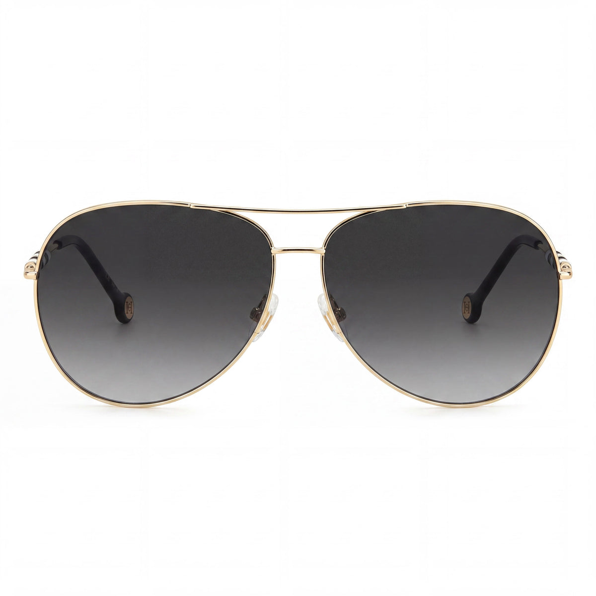 Carolina Herrera Ch 0034/S Gold Aviator Sunglasses for Women, 64mm, Photo 2