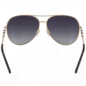 Carolina Herrera Ch 0034/S Aviator Sunglasses for Women — interior view, Non-Polarized lens detail