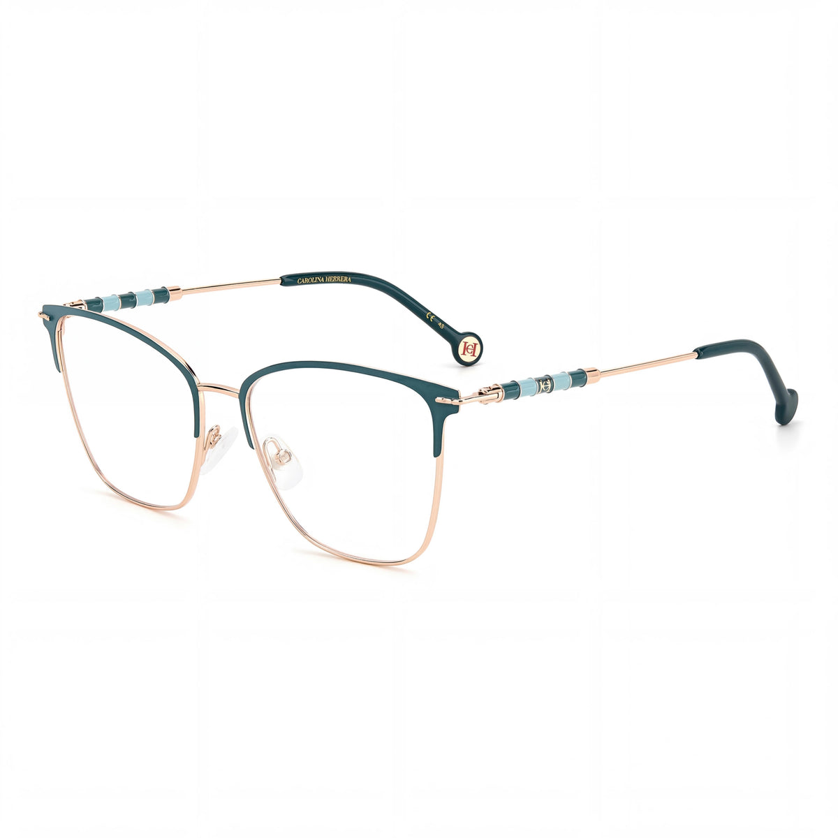 Gafas graduadas rectangulares Carolina Herrera CH 0040 para mujer, color verde, 54 mm, Photo 1