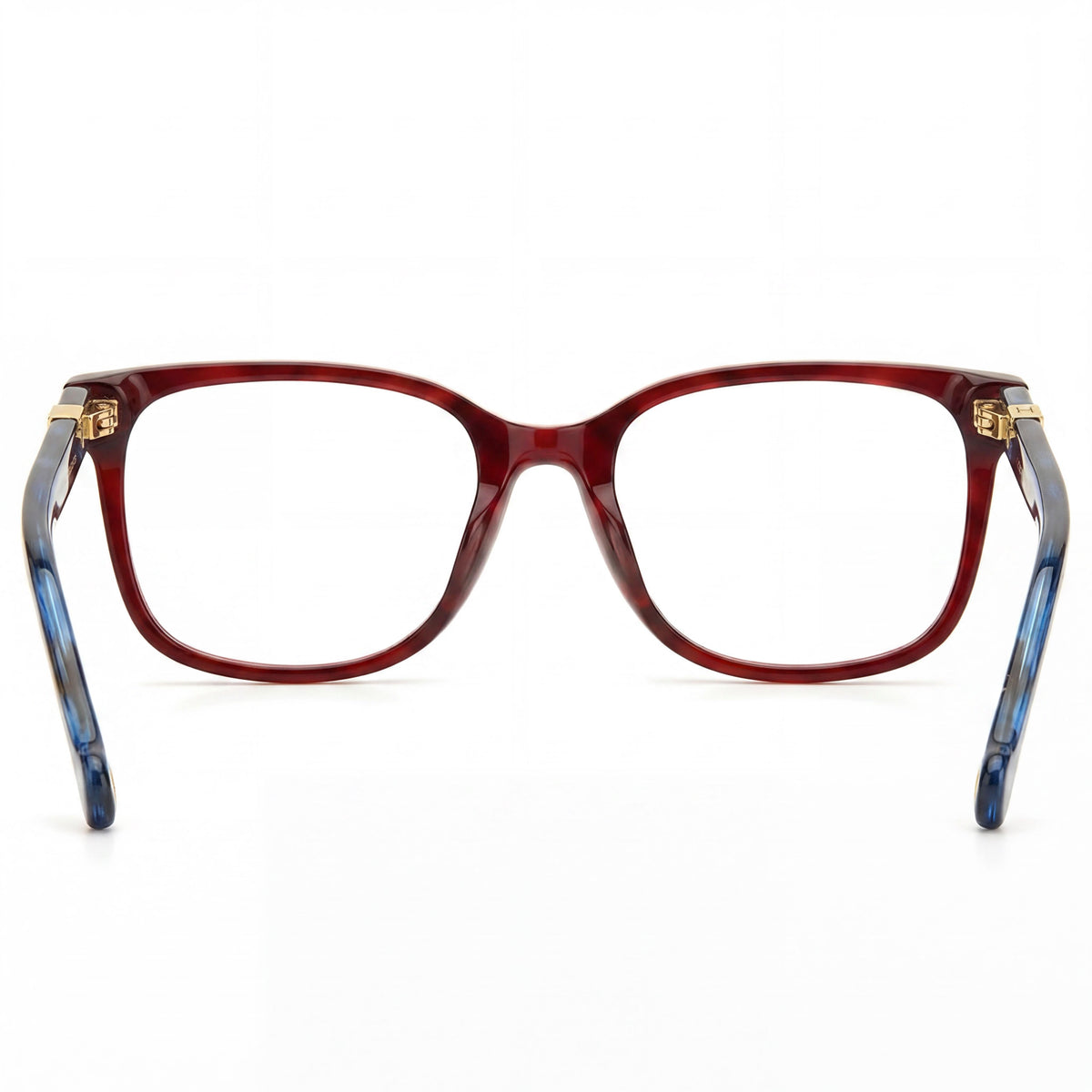 Carolina Herrera CH 0047 Burgundy Square Eyeglasses for Women, Photo 3