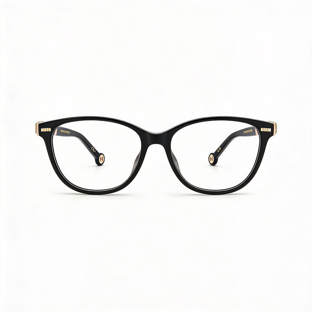 Carolina Herrera CH 0048 Black Rectangle Eyeglasses for Women, 53mm, Photo 2