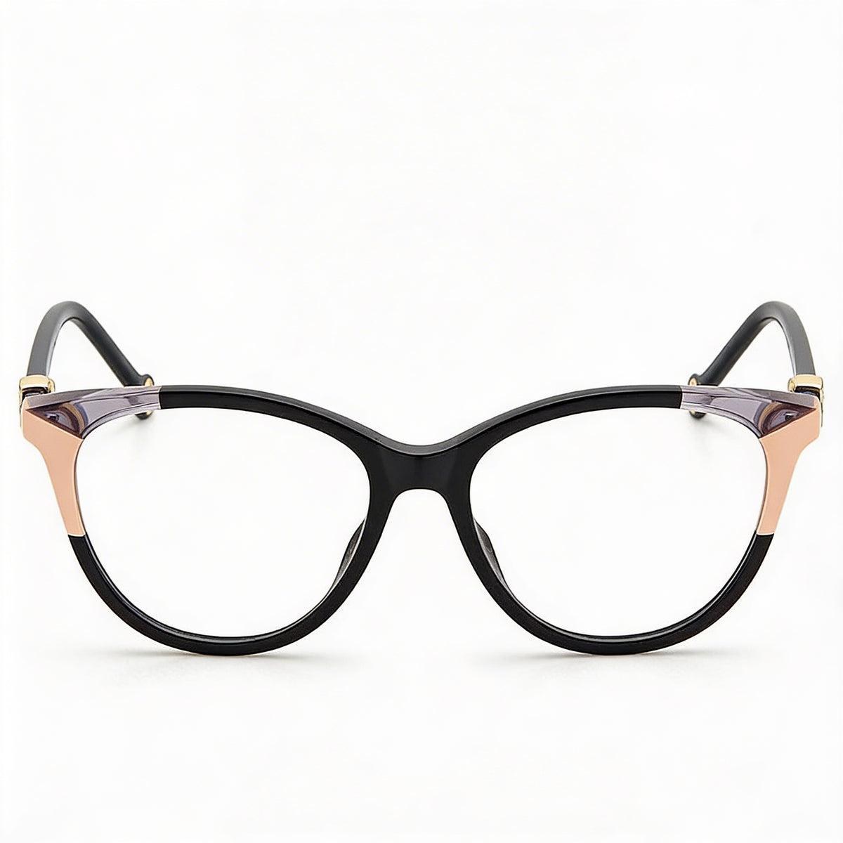 Carolina Herrera CH 0054 Black Nude Oval Eyeglasses for Women, 53mm, Photo 2