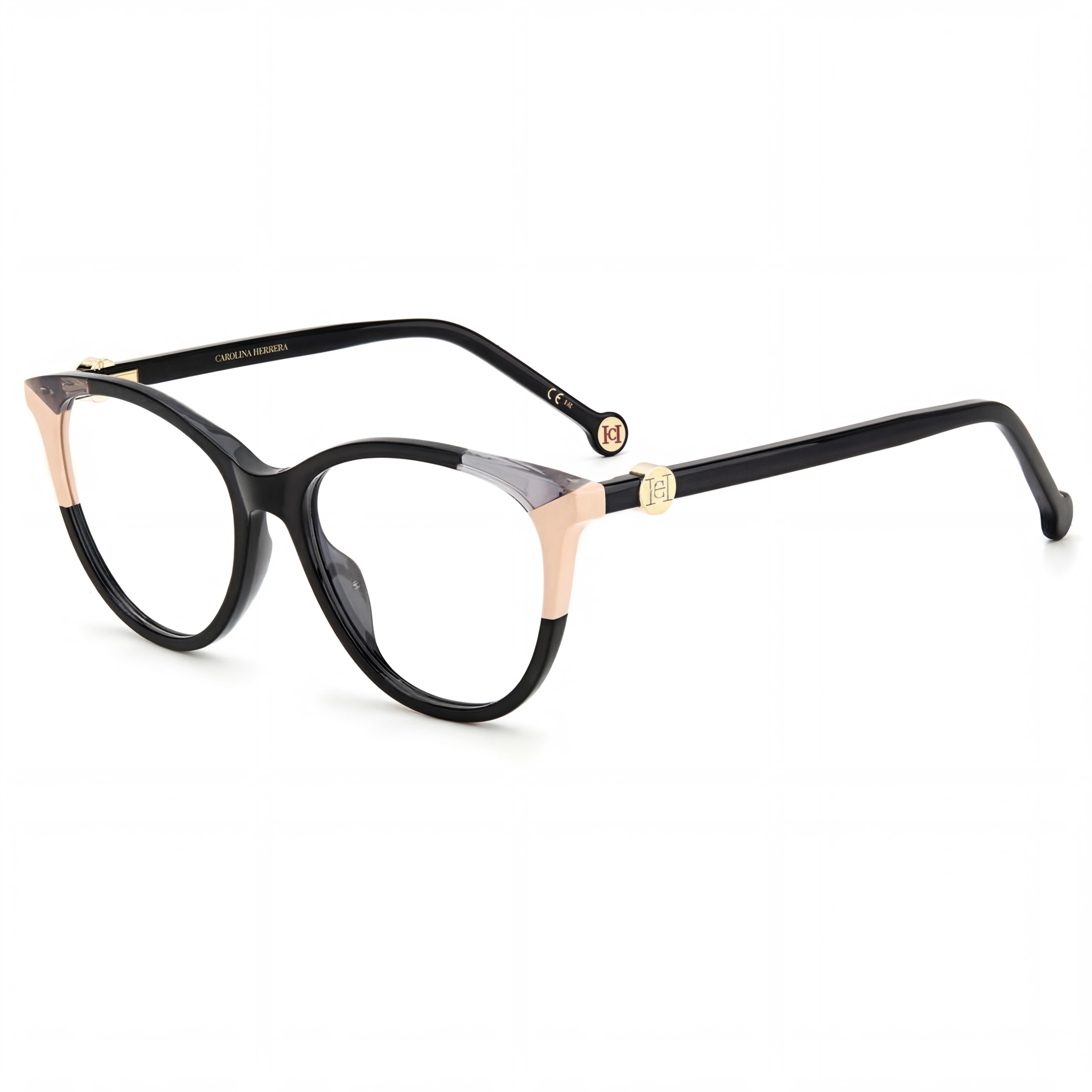 Gafas ovaladas Carolina Herrera CH 0054 negras nude para mujer, Photo 1