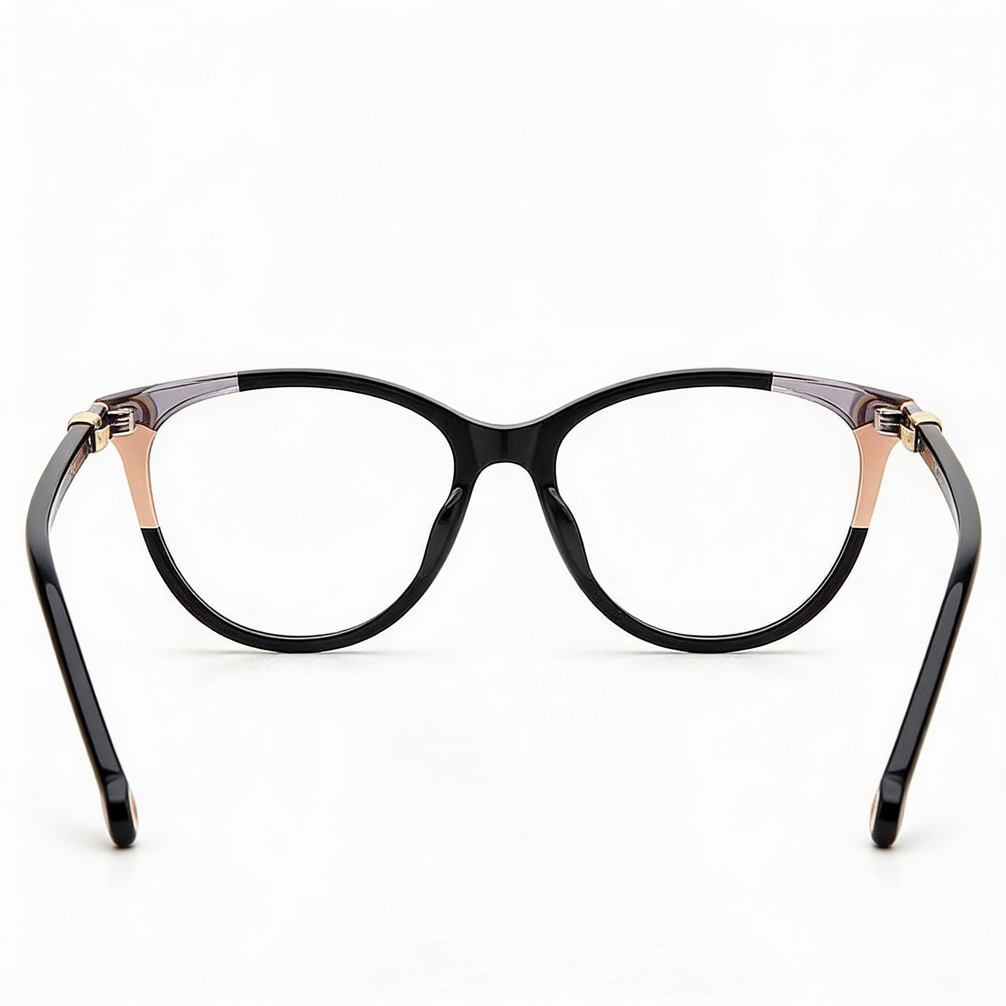 Gafas ovaladas Carolina Herrera CH 0054 negras nude para mujer, Photo 4