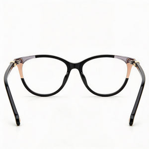 Carolina Herrera CH 0054 Oval Eyeglasses for Women — interior view, Polycarbonate demo lenses