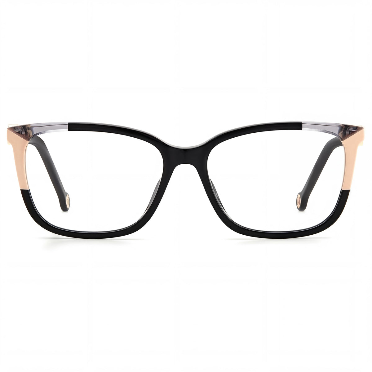 Carolina Herrera CH 0055 Black Rectangle Eyeglasses for Women, 54mm, Photo 2