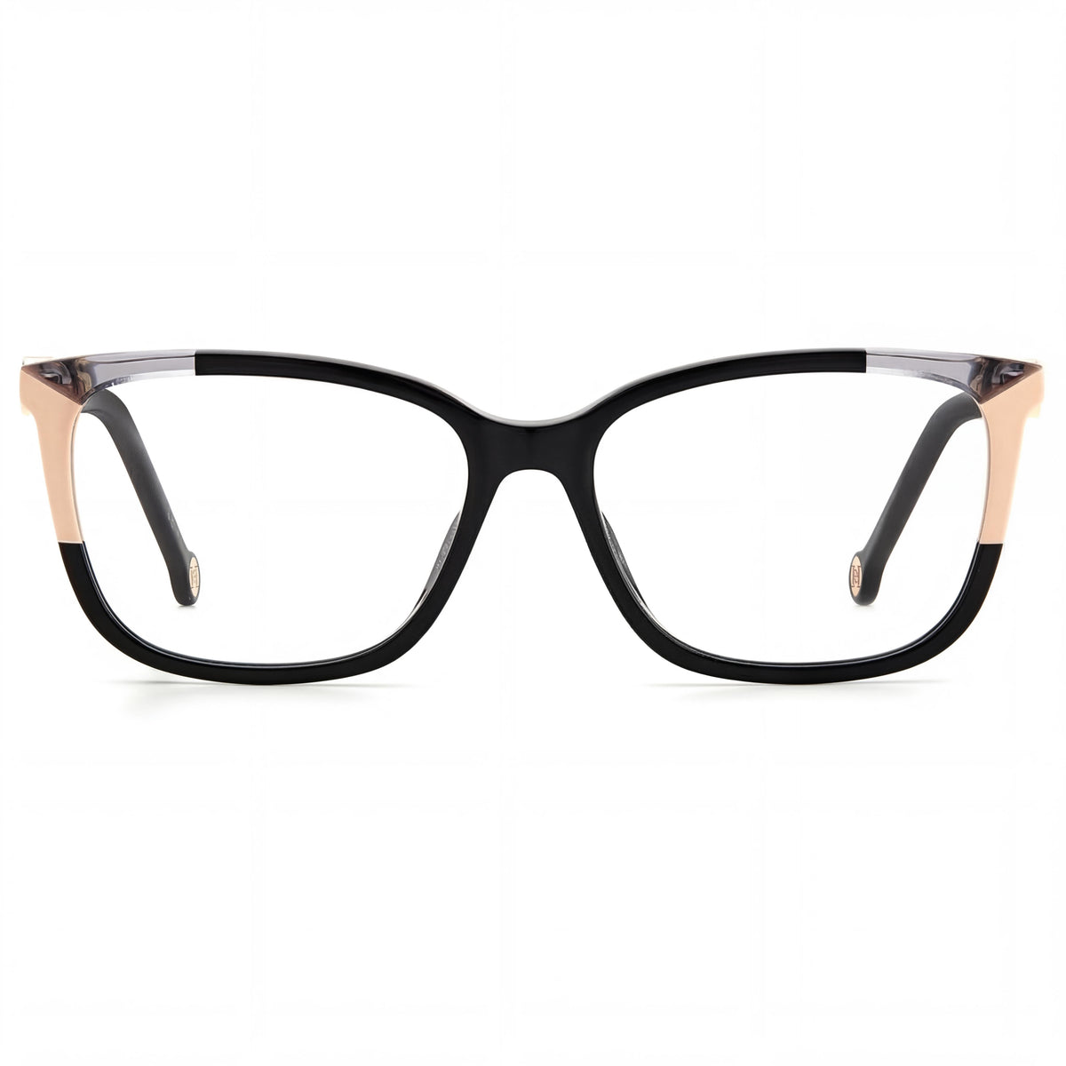 Carolina Herrera CH 0055 Black Rectangle Eyeglasses for Women, 54mm, Photo 2