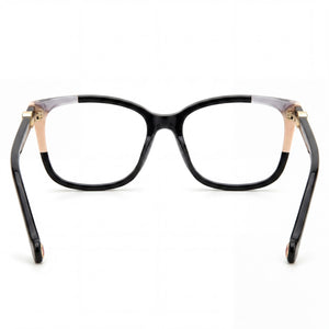 Carolina Herrera CH 0055 Rectangle Eyeglasses for Women — interior view, Polycarbonate lens detail