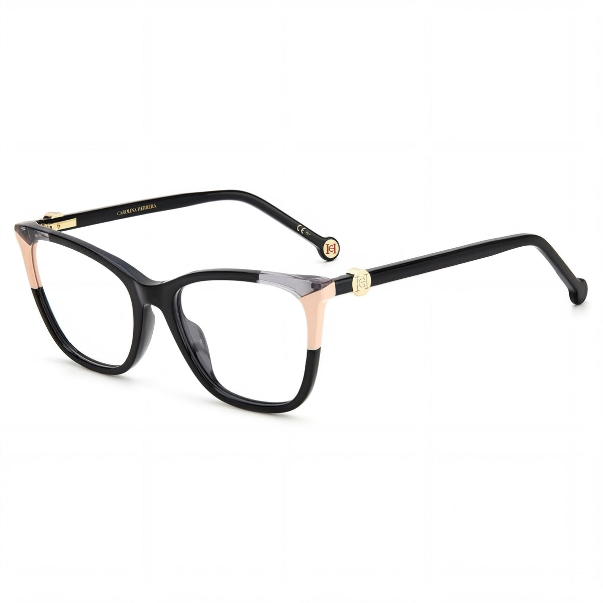 Carolina Herrera Ch 0057 Black Nude Cat Eye Eyeglasses for Women, 53mm, Photo 1