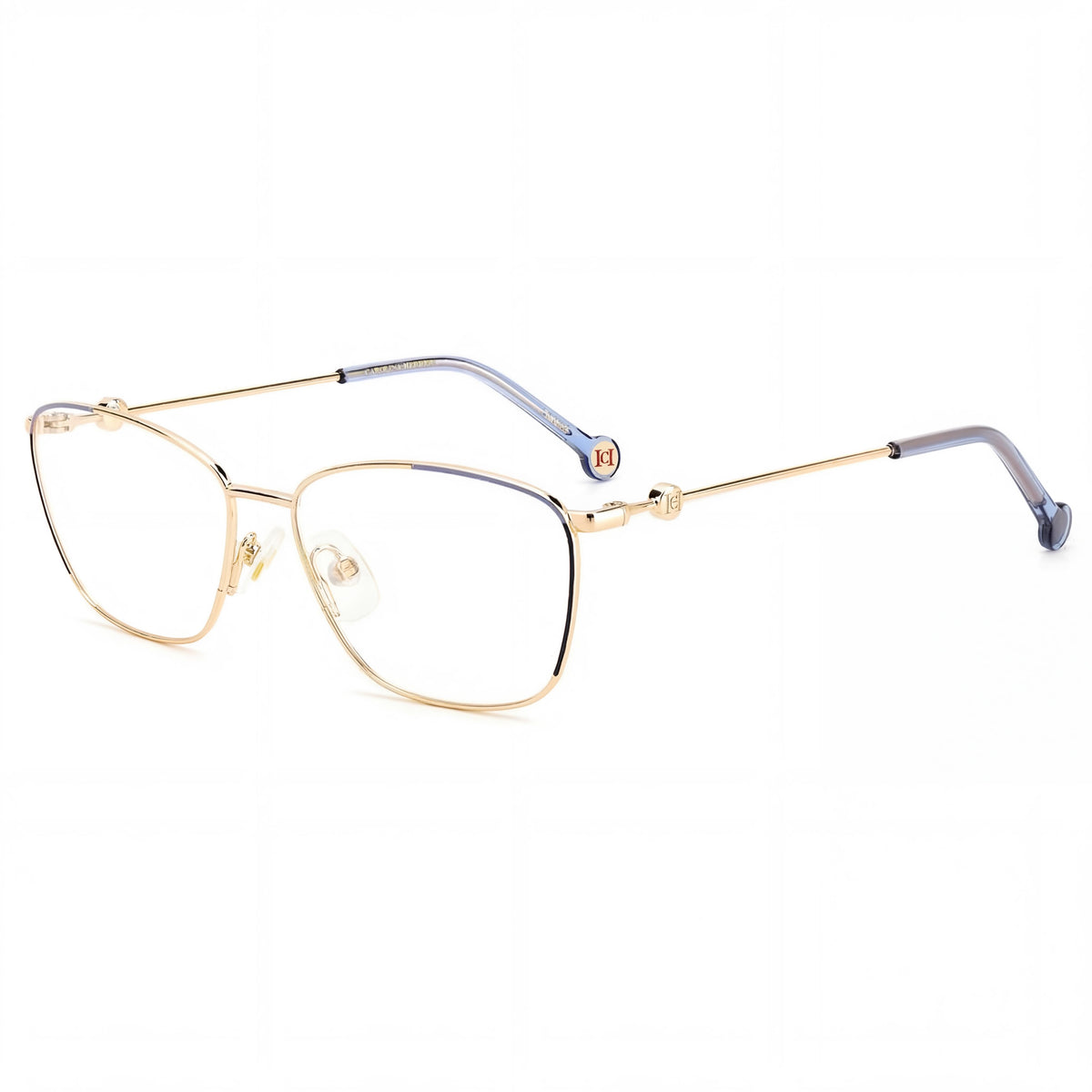 Gafas de sol rectangulares doradas para mujer Carolina Herrera Ch 0060, 57mm, Photo 1