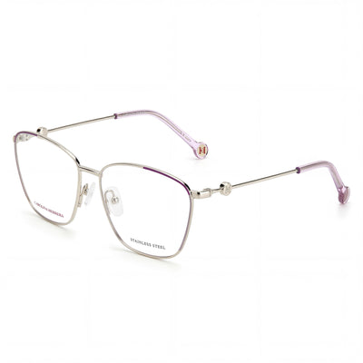 Carolina Herrera CH 0060 Gold Round Eyeglasses for Women, Alloy Steel frame
