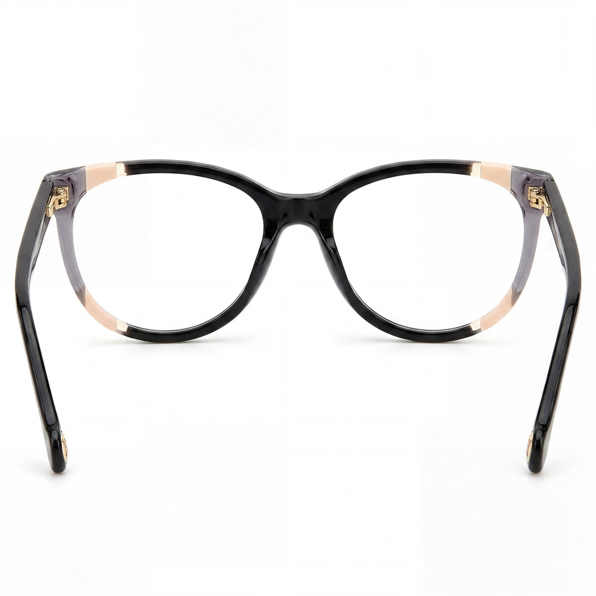 Carolina Herrera CH 0064 Black Nude Cat Eye Eyeglasses for Women, 55mm, Photo 3
