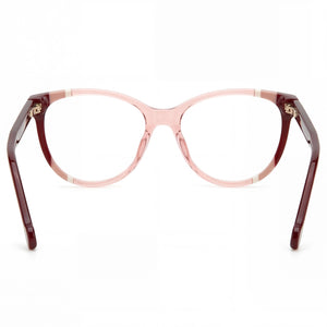 Carolina Herrera Ch 0064 Cat Eye Eyeglasses for Women — interior view, Polycarbonate demo lenses