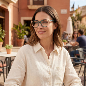 Carolina Herrera CH 0065 Brown Eyeglasses Women — outdoor wear, Acetate frame