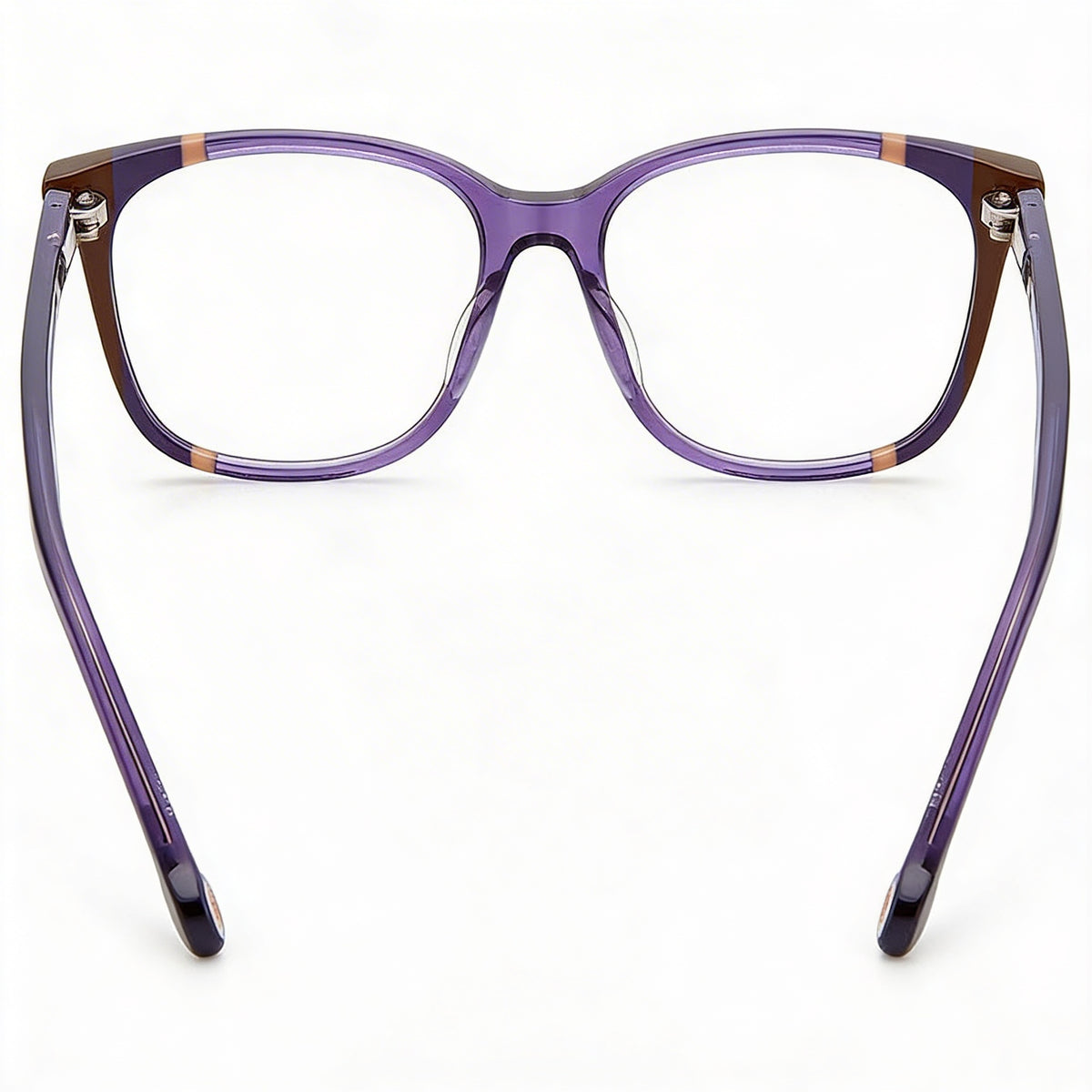 Gafas graduadas Carolina Herrera CH 0065 Violet Brown para mujer, 52 mm, Photo 3