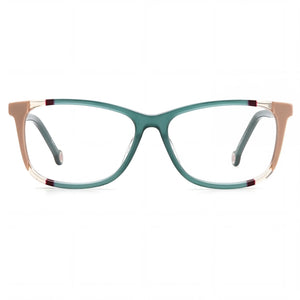 Carolina Herrera CH 0066 Square Eyeglasses for Women — front view, Acetate