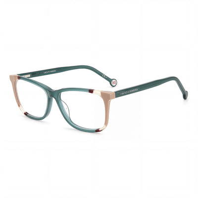 Carolina Herrera Ch 0066 Green Square Eyeglasses for Women, Plastic frame