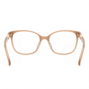 Carolina Herrera Classic Rectangle Eyeglasses for Women — interior view, Polycarbonate demo lenses