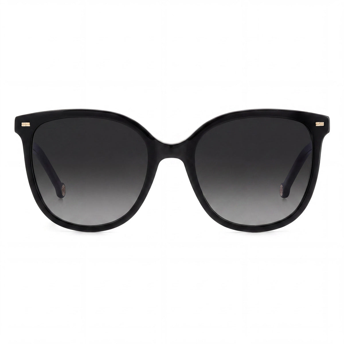 Gafas de sol Carolina Herrera Classic Black Nude estilo ojo de gato, unisex, 55 mm, Photo 2