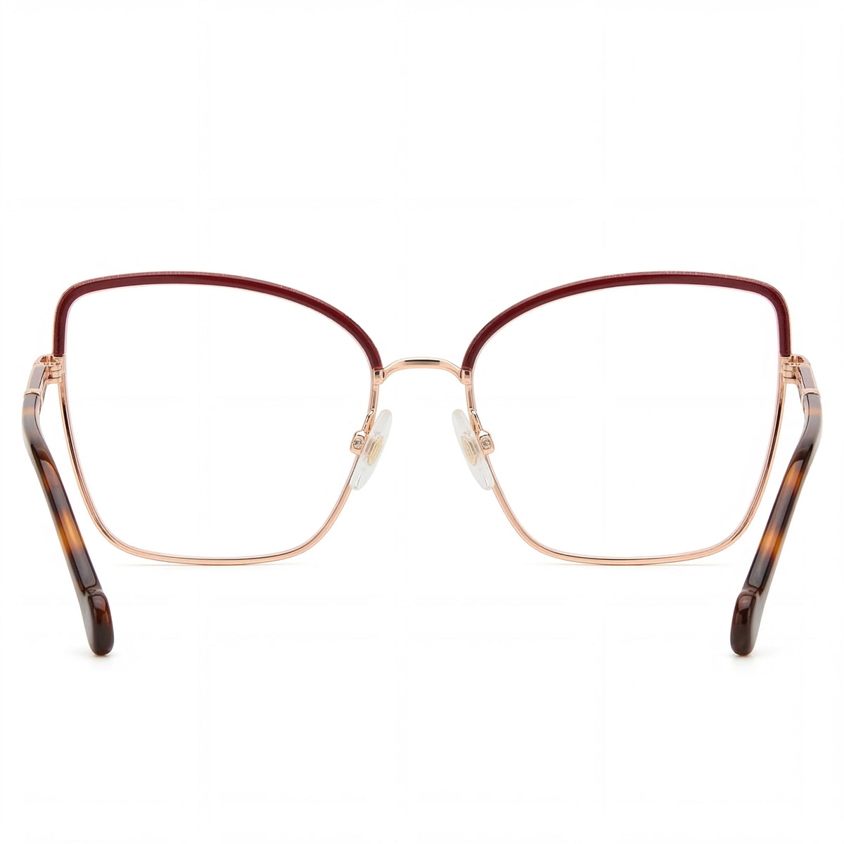 Carolina Herrera Classic Red Gold Havana Eyeglasses for Women, 56mm, Photo 3