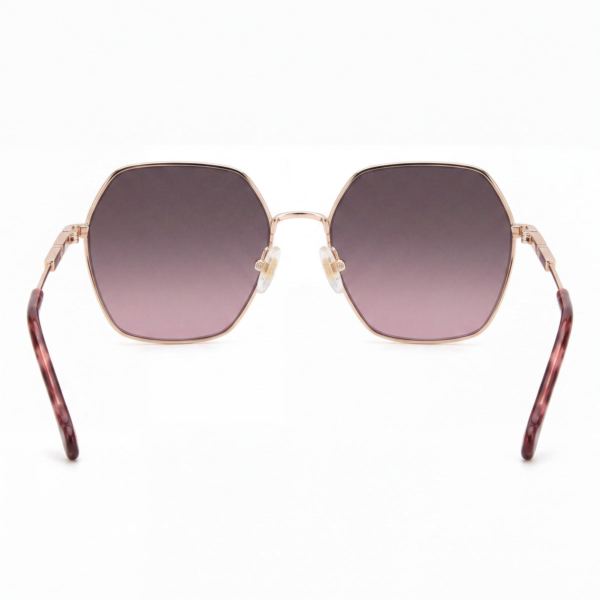 Carolina Herrera Essential Gold Burgundy Sunglasses for Women, 55mm, Photo 3