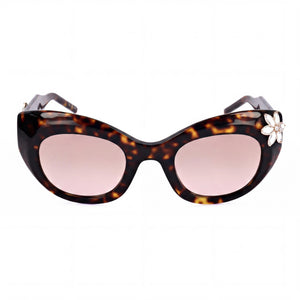 Carolina Herrera Cat Eye Sunglasses for Women — front view, Ecological oil frame