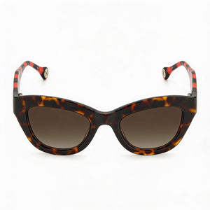 Carolina Herrera Her 0086/s Rectangle Sunglasses for Women — front view, Plastic frame