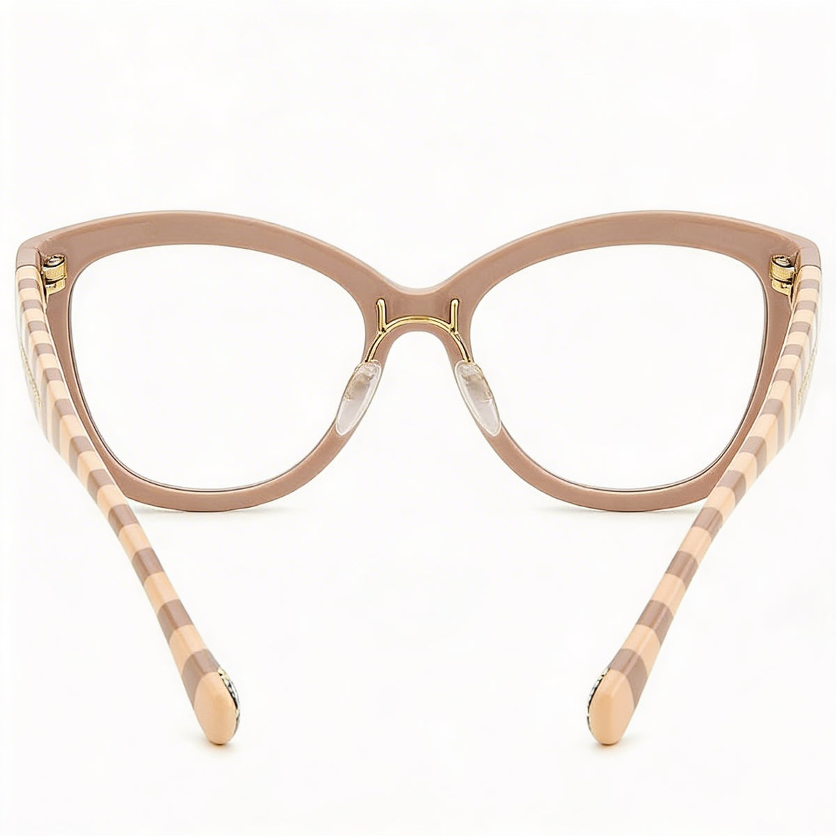 Gafas de Sol de Acetato Color Rosa Nude para Mujer Carolina Herrera Her 0088, Lentes de 53 mm, Puente de 18 mm, Patillas de 145 mm, Photo 3