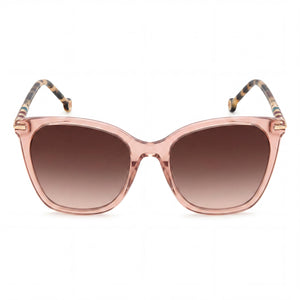 Carolina Herrera Her 0091/S Rectangle Sunglasses for Women — front view, Plastic frame