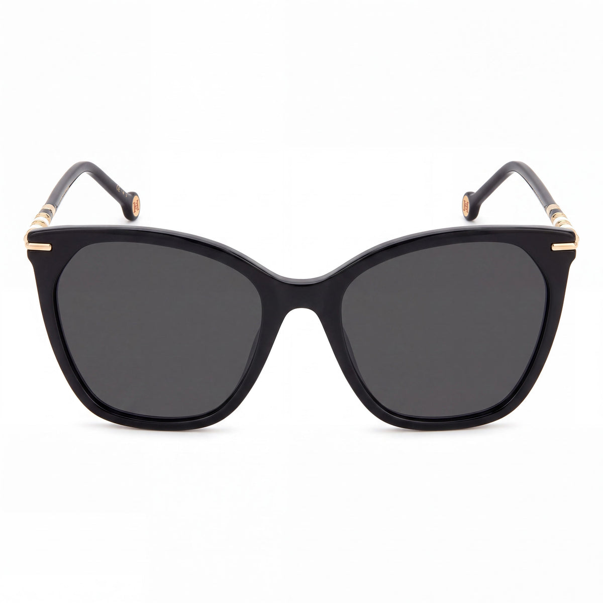 Gafas de sol Carolina Herrera 0091/s unisex de acetato negro rectangulares con protección UV 56-20-145, Photo 2